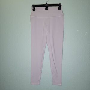 Alo Yoga Womens Pink Activewear High-Waist Airbrush Workout Leggings sz M